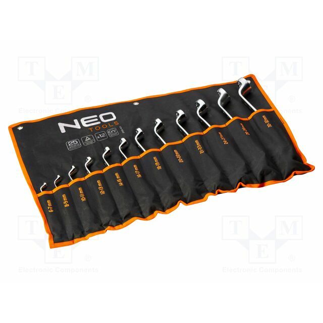 NEO TOOLS Wrench: socket spanner-set; box