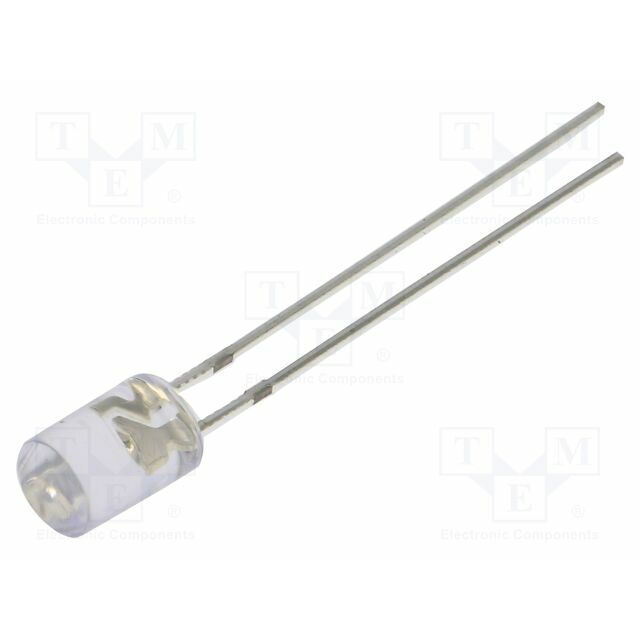 OPTOSUPPLY LED; blue; 5mm; 150mcd; 100°