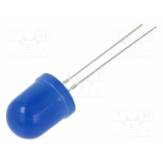 OPTOSUPPLY LED; blue; 10mm; blinking; 220mcd