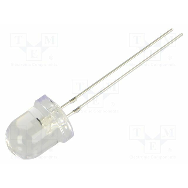 OPTOSUPPLY LED; blue; 8mm; 5800mcd; 30°