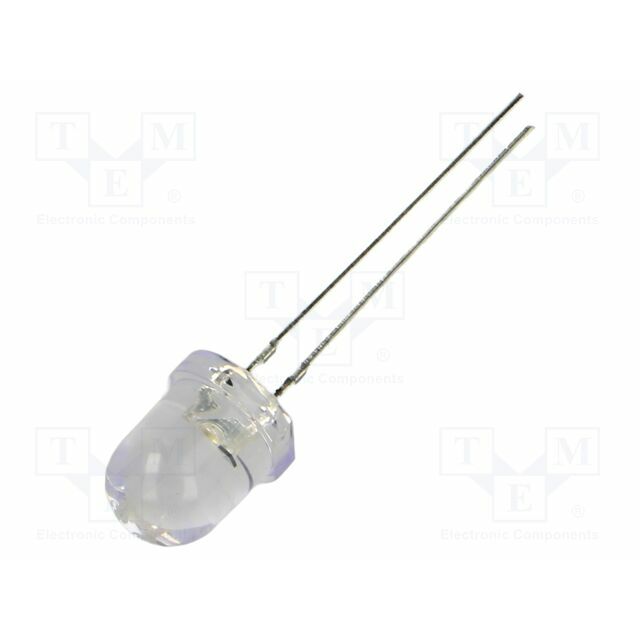 OPTOSUPPLY LED; white warm; 8mm; 7000mcd