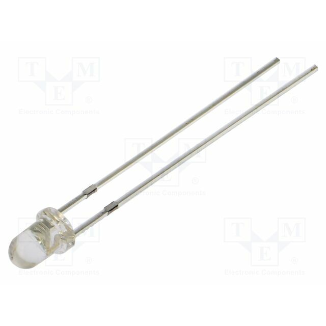 OPTOSUPPLY LED; UV; 30°; 20mA; 410÷420nm