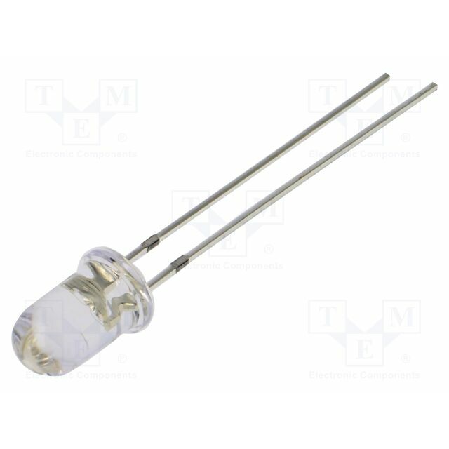 OPTOSUPPLY LED; UV; 15°; 20mA; 410÷420nm