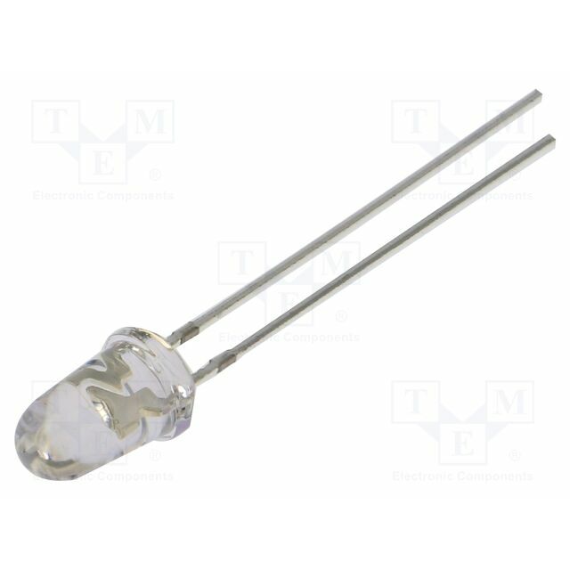OPTOSUPPLY LED; UV; 8°; 20mA; 410÷420nm