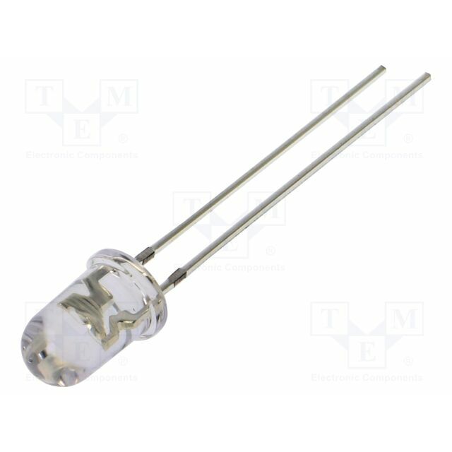 OPTOSUPPLY LED; UV; 60°; 20mA; 410÷420nm