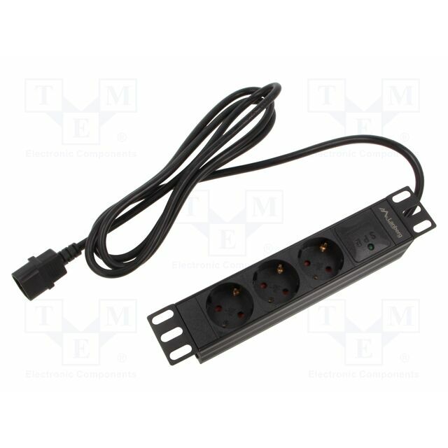 LANBERG Plug socket strip: protective; Sockets: