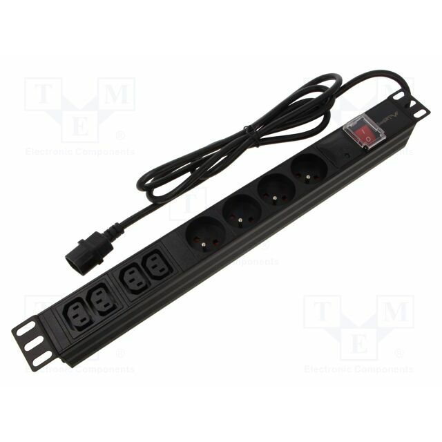 LANBERG Plug socket strip: protective; Sockets: