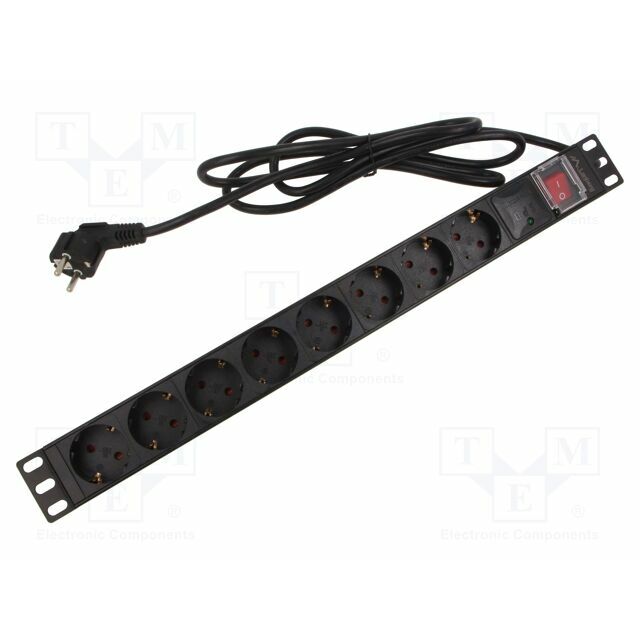 LANBERG Plug socket strip: protective; Sockets: