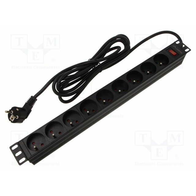 LANBERG Plug socket strip: protective; Sockets: