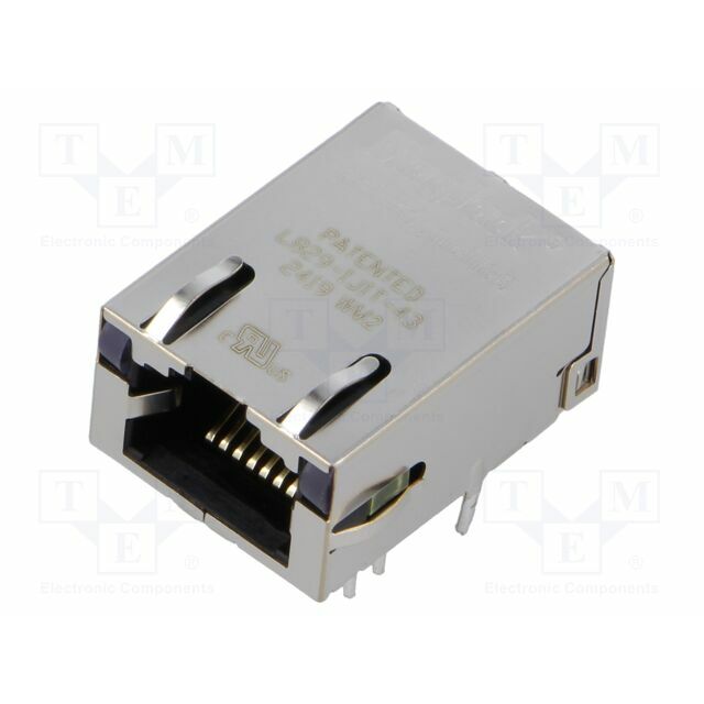 BEL FUSE Connector: RJ45; socket; PIN: