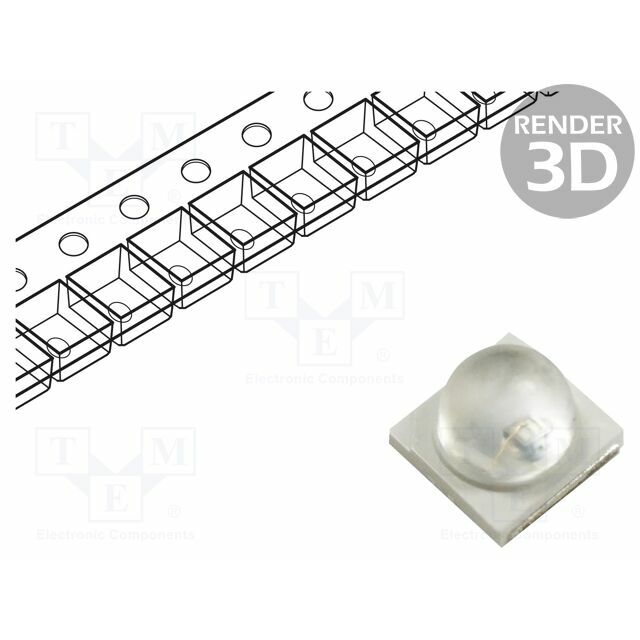 OPTOSUPPLY LED; Case (mm): 3535; red