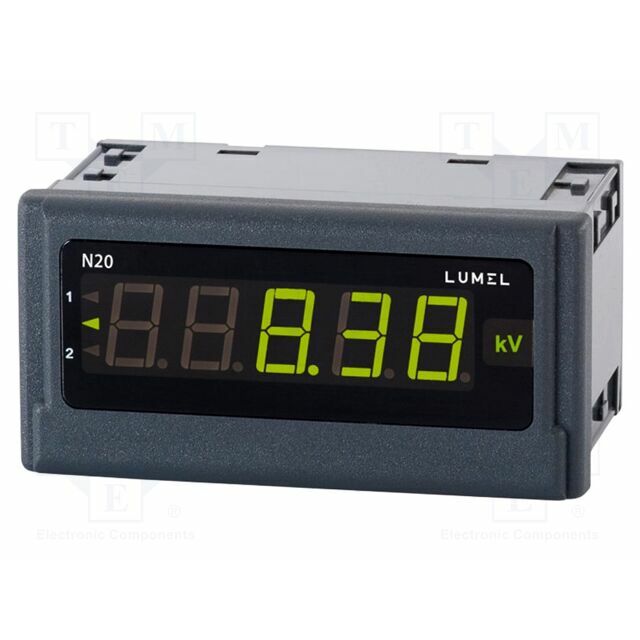 LUMEL Voltmeter; digital,mounting; 0÷60mV; panel