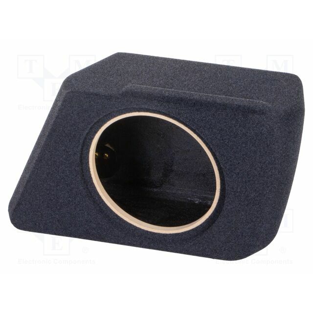 BASSER Car loudspeaker enclosure; MDF; black