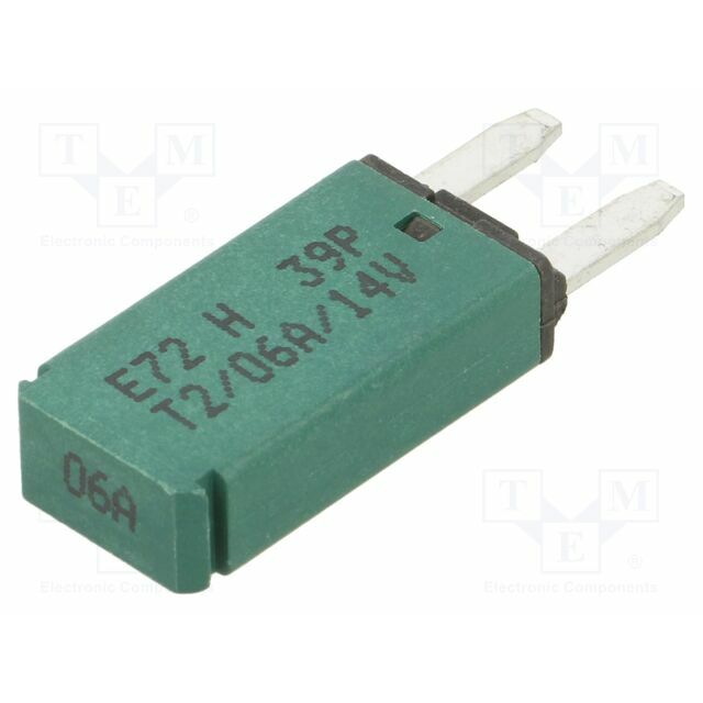 GLOSO Fuse: fuse; automotive; 6A; 14VDC