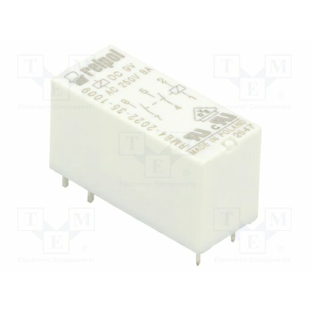 RELPOL Relay: electromagnetic; Ucoil: 9VDC; DPST-NO