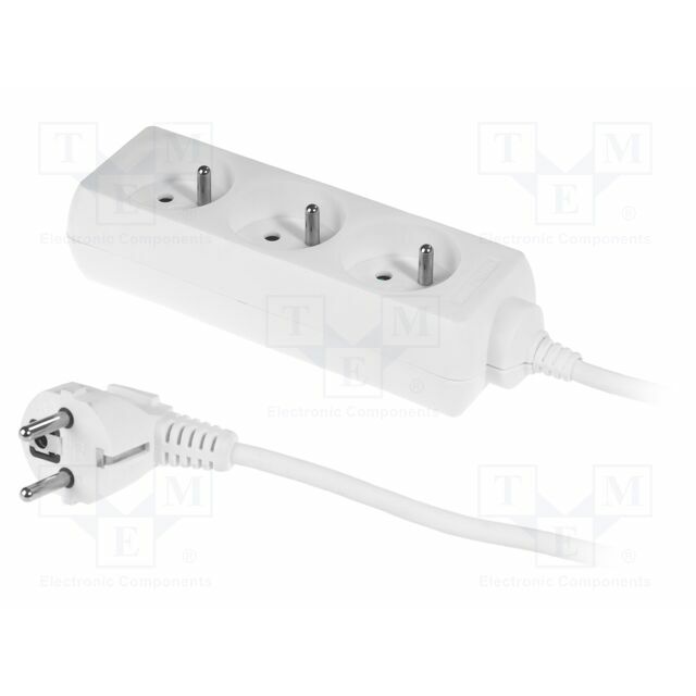 PLASTROL Extension lead; H05VV5-F; 3G1mm2; 1