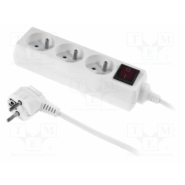 PLASTROL Extension lead; H05VV5-F; 3G1mm2; 1