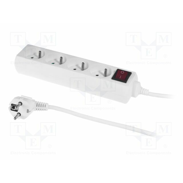 PLASTROL Extension lead; H05VV5-F; 3G1mm2; 1