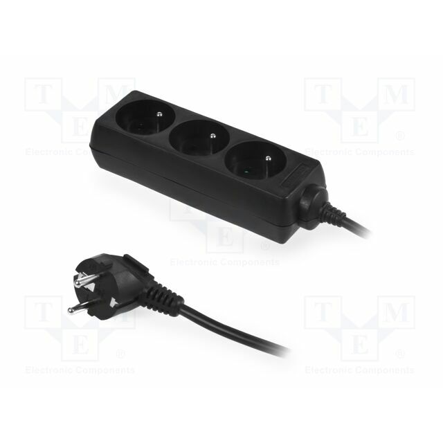 PLASTROL Extension lead; H05VV5-F; 3G1mm2; 1