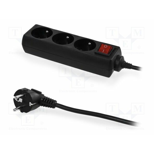 PLASTROL Extension lead; H05VV5-F; 3G1mm2; 1