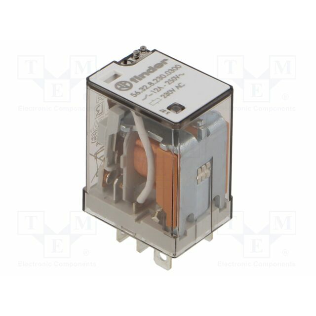 FINDER Relay: electromagnetic; 230VAC; DPST-NO; Icontacts
