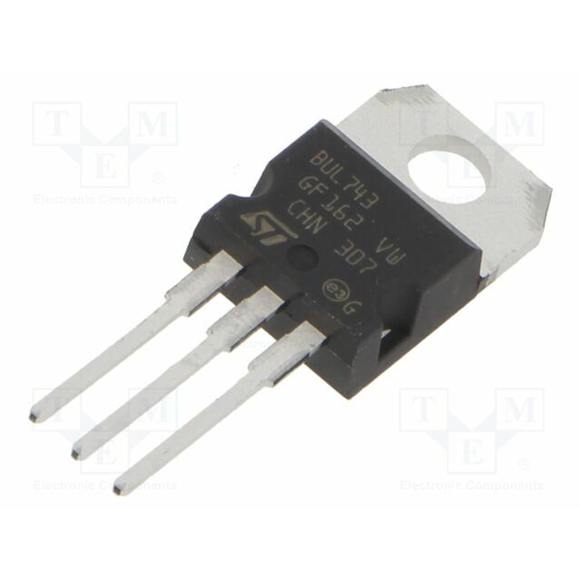 STMICROELECTRONICS Transistor: NPN; bipolar; 500V; 12A