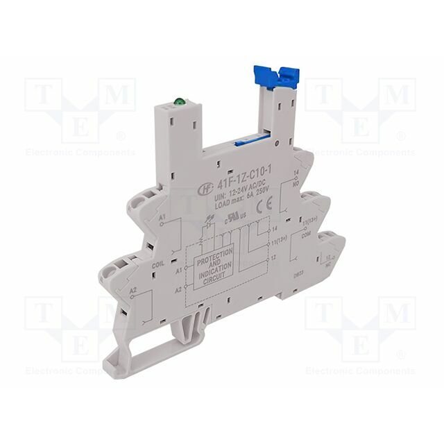 HONGFA RELAY Socket; PIN: 5; 6A