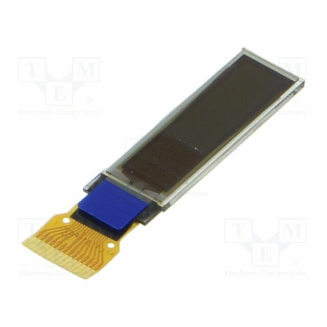 Display: OLED; graphical; 0.87"; 128x32