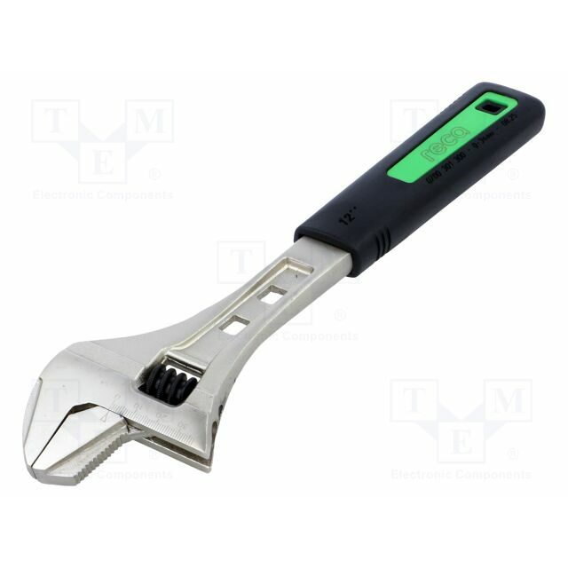 Wrench: adjustable; Overall len: 300mm; anti-slip