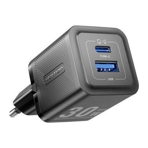 Wall charger, Vention, FEQB0-EU,  USB-C, USB-