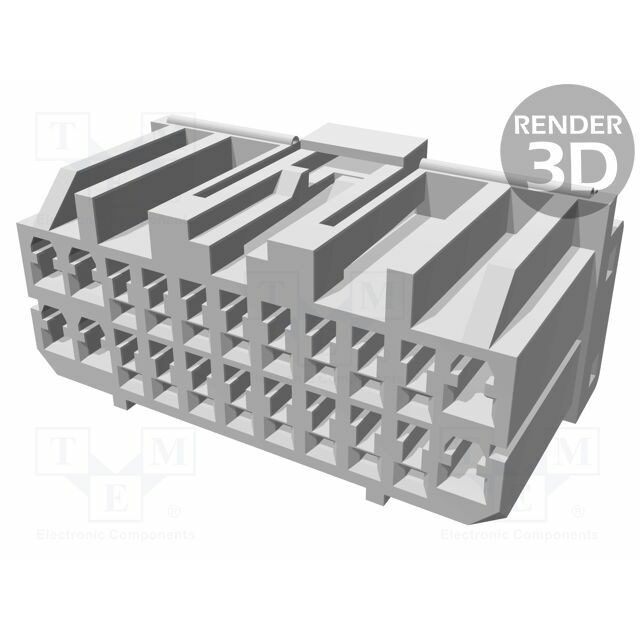 TE CONNECTIVITY Connector: wire-board; plug; female