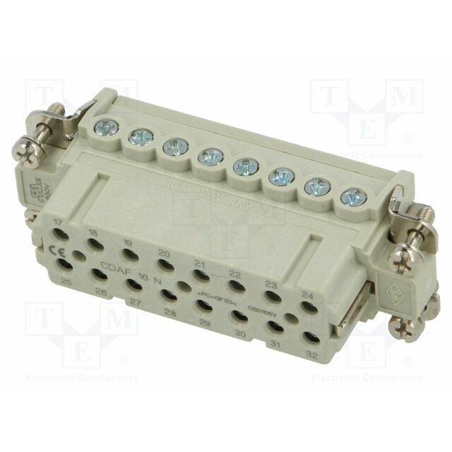 ILME Connector: HDC; contact insert; female