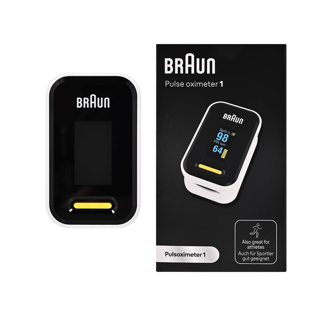 Braun YK-81CEU pulse oximeter Black Stainless