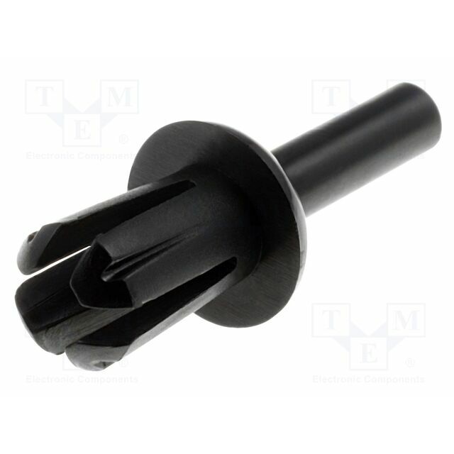 KSS WIRING Rivet; polyamide; black; push-in