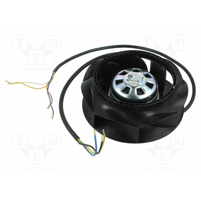 EBM-PAPST Fan: EC; Ø133x65mm; radial; 230VAC
