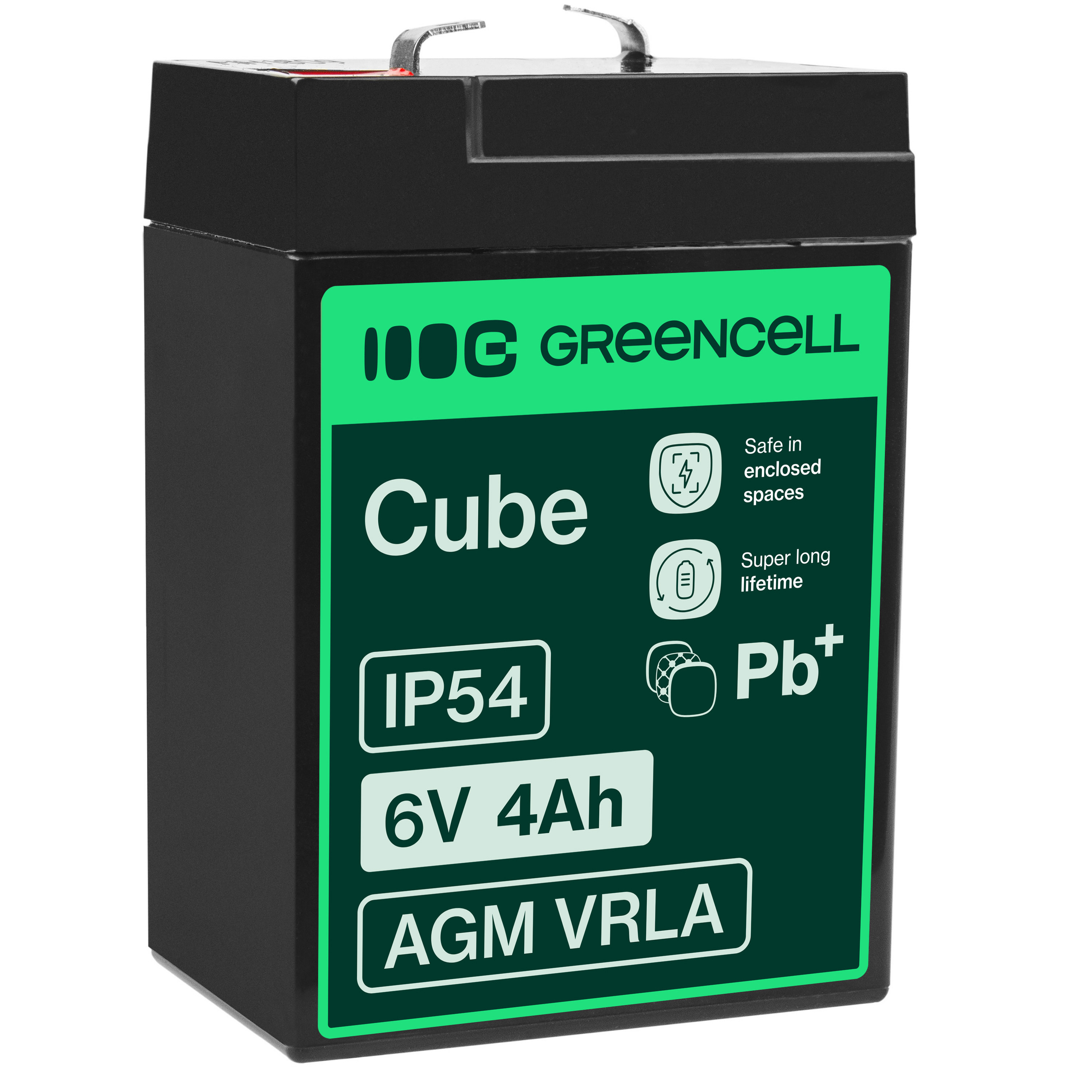 Green Cell AGM VRLA 6V 4Ah