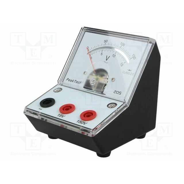 PEAKTECH Ammeter; 0÷5A,10A; 90x106x103mm; 2