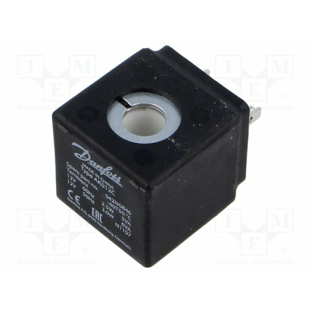 DANFOSS Coil for solenoid valve; 12VAC