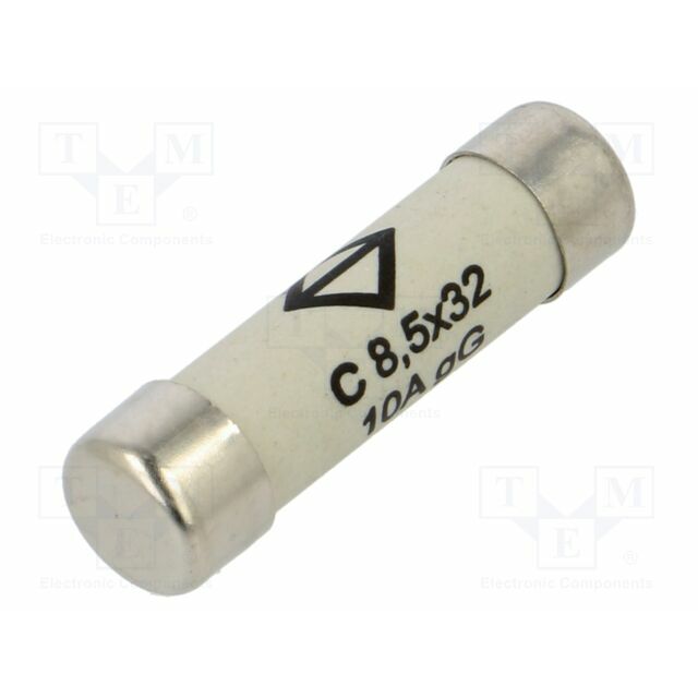 HAGER Fuse: fuse; 8.5x32mm; cylindrical
