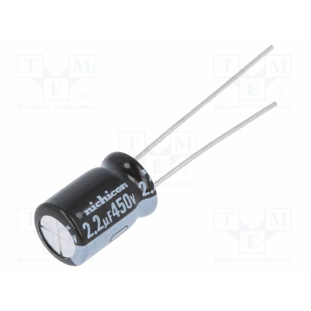 NICHICON Capacitor: electrolytic; THT; 2.2uF