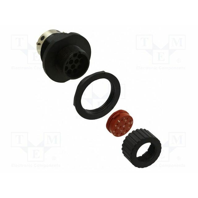 ITT CANNON Connector: circular; socket; male