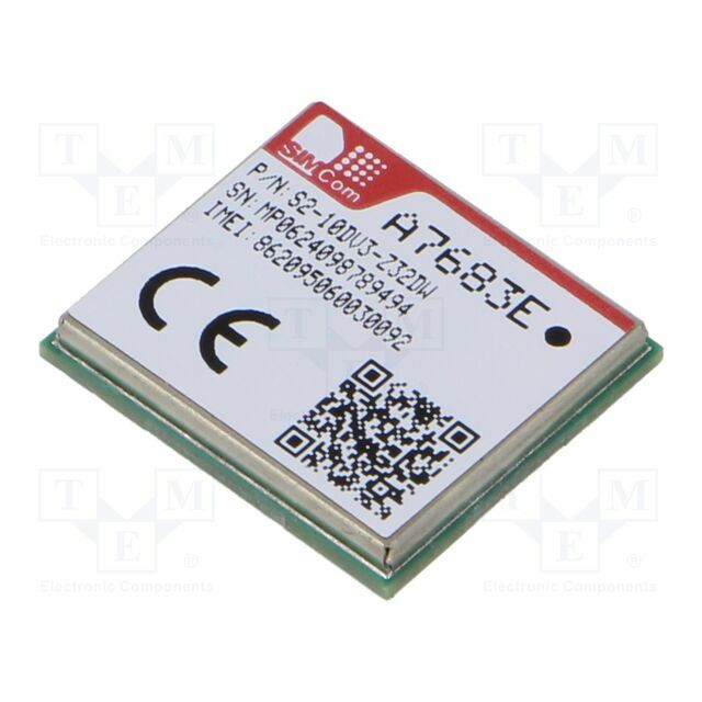 SIMCOM Module: LTE; Down: 10Mbps; Up: