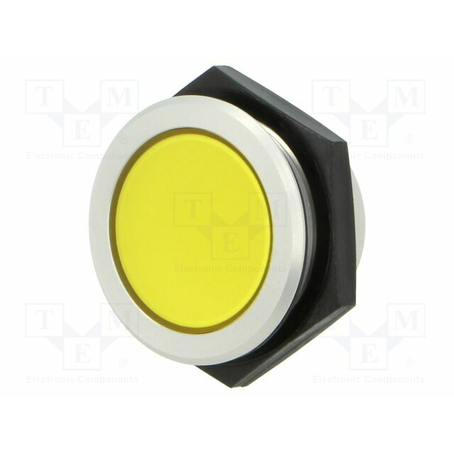 SIGNAL-CONSTRUCT Indicator: LED; flat; yellow; 24VDC