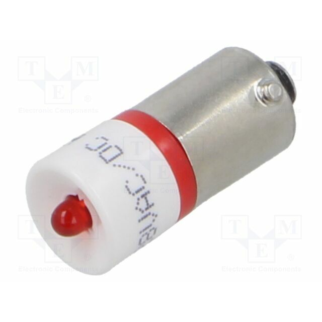 EAO LED lamp; BA9S; red; 28VDC
