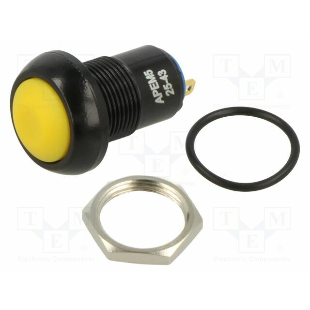 APEM Switch: push-button; Pos: 2; SPST-NO