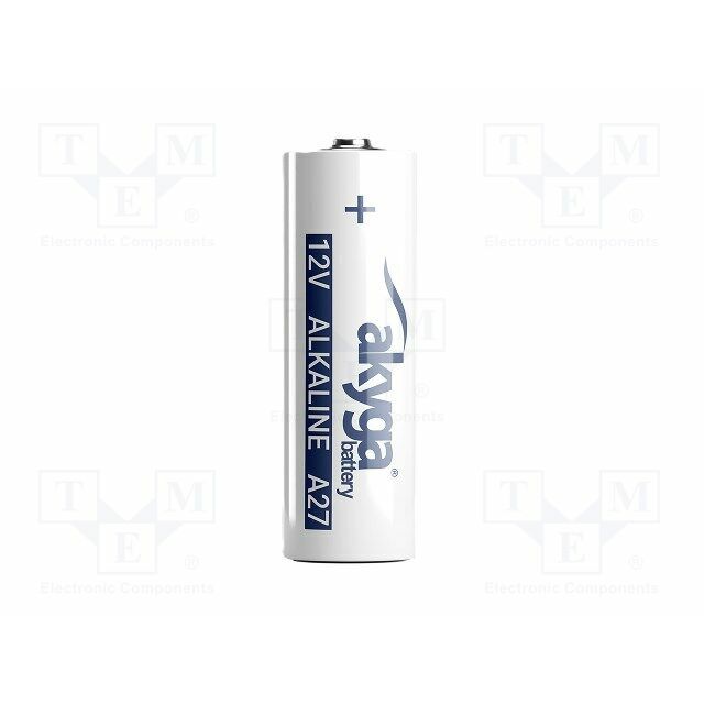 AKYGA BATTERY Battery: alkaline; 27A,8LR50