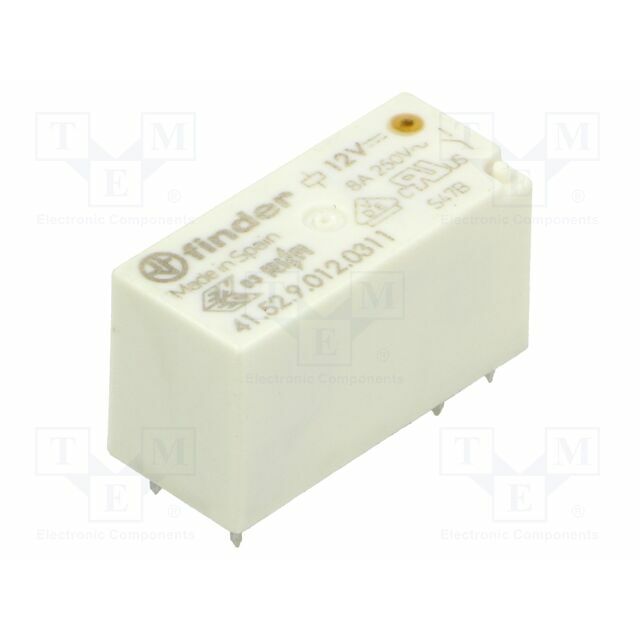 FINDER Relay: electromagnetic; Ucoil: 12VDC; DPST-NO