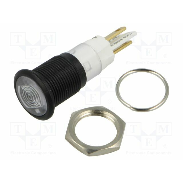 SIGNAL-CONSTRUCT Indicator: LED; prominent; white; 230VAC