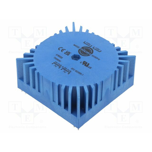 TALEMA Transformer: toroidal; 50VA; 115VAC,230VAC