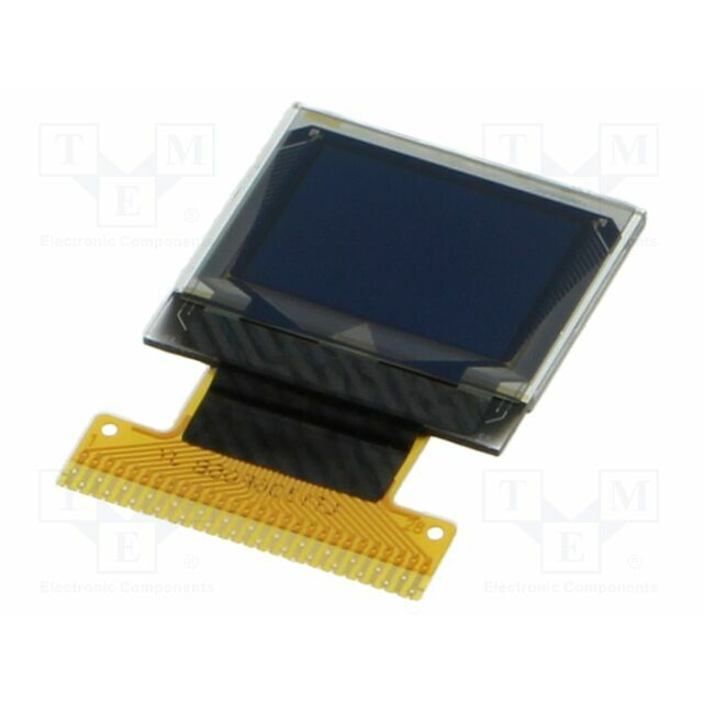 Display: OLED; graphical; 0.66"; 64x48